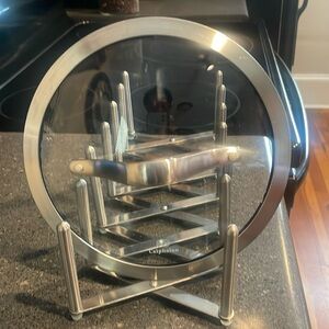 IKEA pot and lid organizer